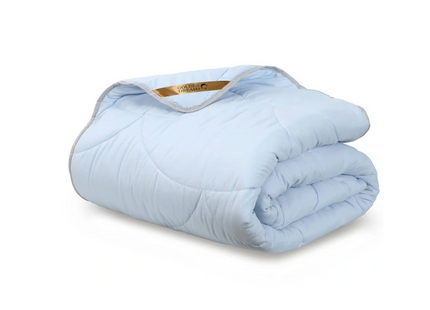 2-in-1 Dekbed - 160 x 200 cm - Blauw- Dekbed zonder overtrek - Anti Allergie & Ademend - All Year Dekbed - Zomerdekbed & Winterdekbed