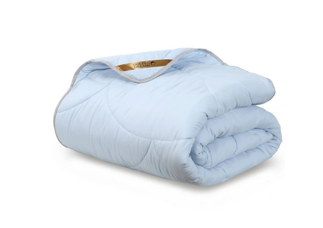 2-in-1 Dekbed - 160 x 200 cm - Blauw- Dekbed zonder overtrek - Anti Allergie & Ademend - All Year Dekbed - Zomerdekbed & Winterdekbed