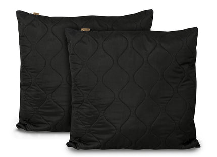 Kussen - 40 x 40 cm - Zwart- Hoofdkussen - Anti Allergie & Ademend - All Year kussen - Zomerkussen & Winterkussen