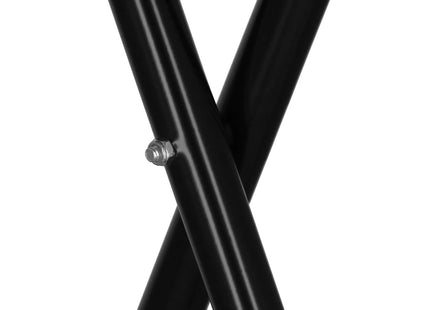 Statafel - Opklapbaar - Horeca Kwaliteit - Inklapbaar - Met vergrendeling - Extra Stevig - Wit/Zwart - Ø 80x110cm