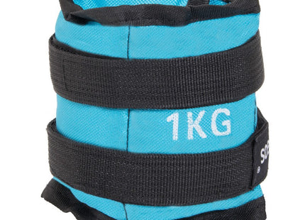 Pols- en enkelgewicht | 2 Stuks | 1 kg | Blauw