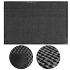 Deurmat - Buitenmat - Droogloopmat - Anti -Slip - Grafiet - 60 x 90 Cm