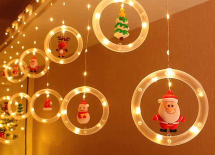 Lichtgordijn | IJspegel Verlichting | Figuren | 110 LED | 5 M |Warm Wit