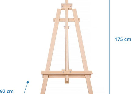 Schildersezel | Handgemaakt | Tot 175 cm Hoogte | 175 x 58 x 92 cm | Hout