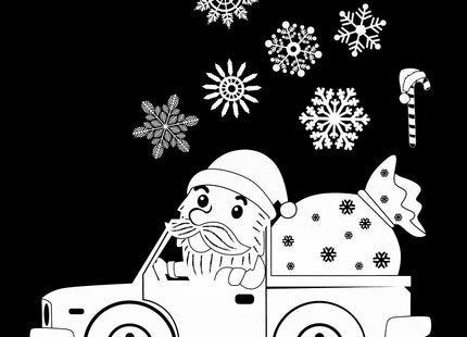 Raamstickers – Kerst – Kerst Stickers – Raamstickers Kinderen – Kerstversiering voor Binnen – Kerstdecoratie – 21 stuks