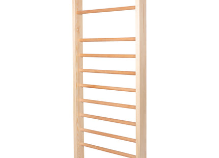Klimrek | Wandrek | Gymnastiekladder | Revalidatie Ladder | Hout | 1,95 m