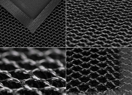 Deurmat - Buitenmat - Droogloopmat - Anti -Slip - Zwart - 60 x 90 Cm