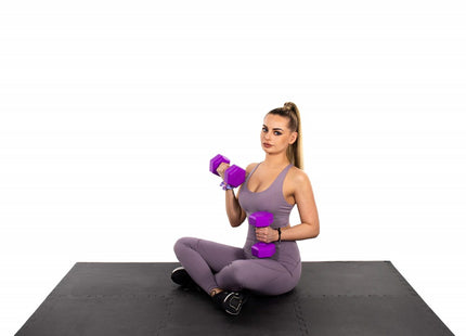 Puzzelmat | Fitness Vloer | Fitnessmat | Fitnesstegels | 60 x 60 cm | Set van 6