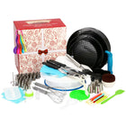 Taart Decoratie Set | Draaiend Taartplateau | 345-Delig