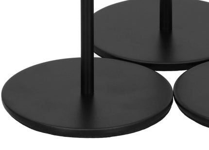 Kandelaar - Metaal - Set Van 3 - Rond - Zwart/Goud