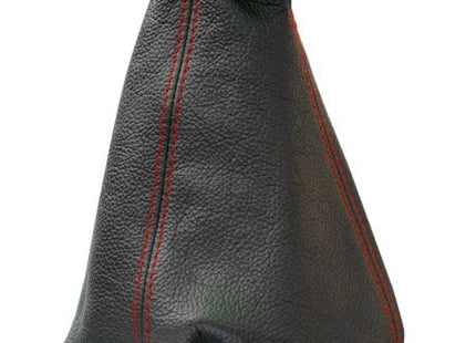 Versnellingspookhoes - Universeel - Pook Cover - Leer - Zwart - Rood
