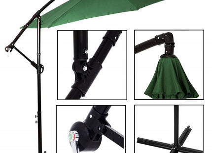 Parasol | Parasols | Kantelbaar | Waterafstotend | Groen | 300 cm