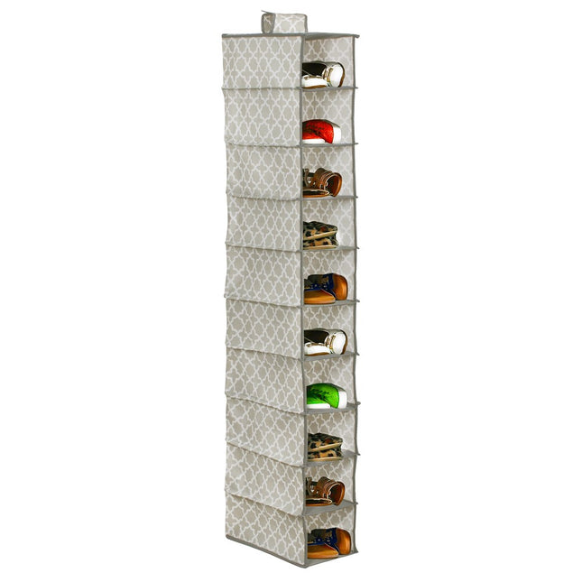 Kast Organizer | 10 Planken | Grijs/Wit