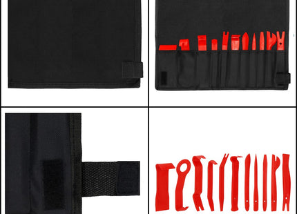 Trim Removal Kit | Terminal Removal Tool | 11 Stuks | Rood/Zwart