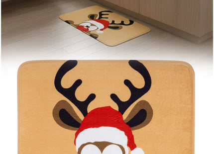 Badkamermat - Antislip - Sneldrogend - Grijs - 60 x 40 cm - Rendier