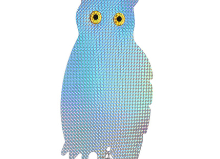 Vogelverjager - Hologram - Uil - Met - Bel - 41 x 20 CM