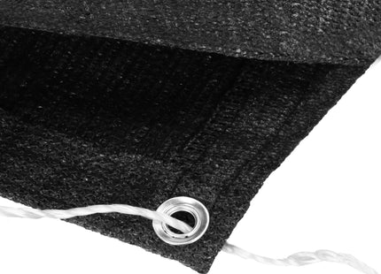 Balkonscherm - Privacyscherm - Hoge Kwaliteit - Waterbestendig - UV-bescherming - 1x5 m - 95% -Antraciet - PVC