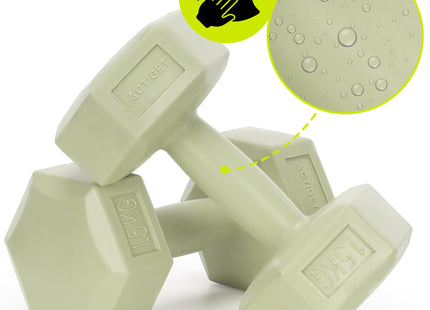 Dumbbell Set - 1,5 KG - Groen - Oefengewichten