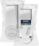 SQOON® Stofzuigerzakken  Geschikt voor Nilfisk GD5 / GD5 FLY / Rugstofzuiger - 5 Stuks