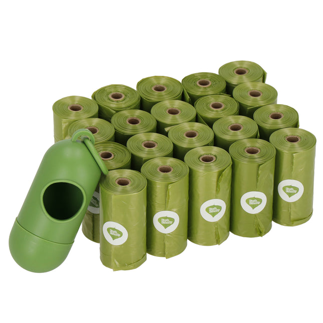 Poepzakjes - Voor Honden - Geurloos &amp; Sterk - Groen - 300 Stuks