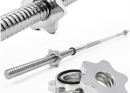 Actiget® Halterstang | Barbell | Chroomstaal | 180 cm | 28 mm | 2 Klemmen