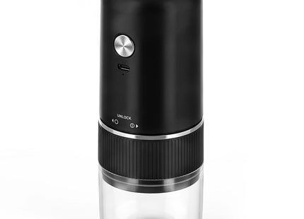 Koffiemolen –  Elektrisch  -Draadloos – Instelbare maalgraad – USB-C oplaadbaar – Zwart