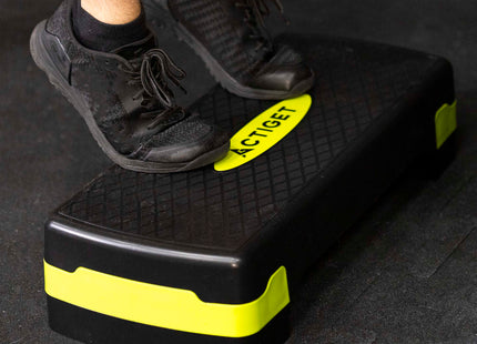 Aerobic Stepper | Verstelbaar | Zwart/Groen  | 350 KG
