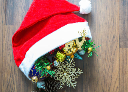 Kerstmanmuts - Kerstmanhoed - Kerstmanoutfit - Rood - Polyester