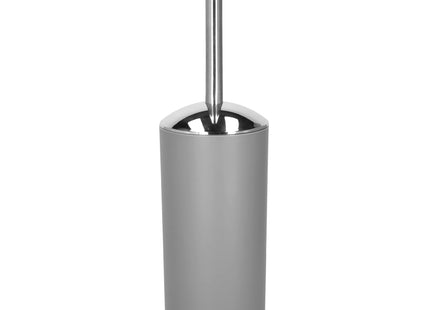 Badkameraccessoiresset - Prullenbak - Toiletborstel - Zeepdispencer - Tandenborstelbeker - Zeepbak - Mok - Grijs