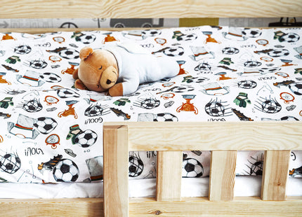 Kinderbed  - Veiligheid - Kasten - Hout - Lichtbruin - 160 x 80cm