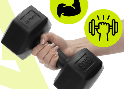 Dumbbell Set - 5 KG - Zwart - Oefengewichten
