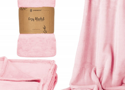 Fleece Deken | 200 x 220 cm | Roze