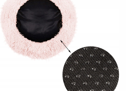Hondenmand Donut | 70 cm | Licht Roze