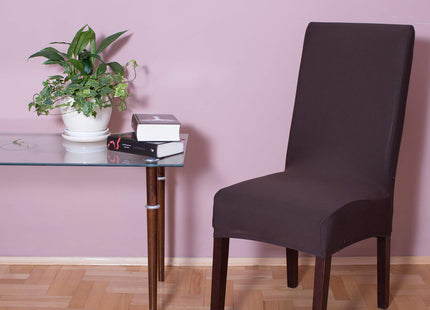 Stoelhoes - Voor Eetkamerstoelen - Met Stretch - Bruin