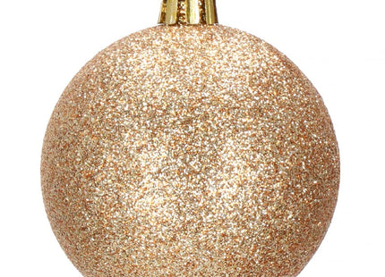 Kerstballen | 30 Stuks | 6 cm | Rosé/Goud