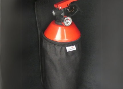 Brandblusserhoes - Brandblusser - Brandblusserhouder - Bescherming -  Zwart
