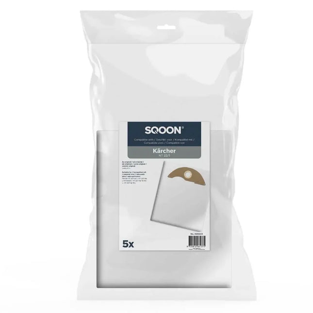 SQOON Stofzuigerzakken geschikt voor Kärcher NT 22/1 - 2.889-217.0