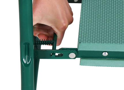 Kniebank - Tuinkruk - Werkbank - Tuinieren  - Onkruid - Tuin gereedschap - Groen