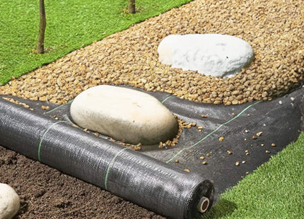 Worteldoek - Anti -Onkruid - Beschermfolie - 135g - 1,6X50 M - Zwart