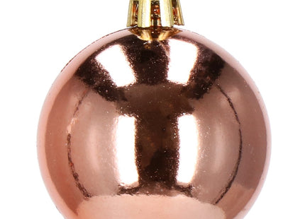 Kerstballen | 153 Stuks | Rosé/Goud/Wit