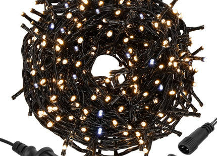 Kerstverlichting | 30 m | 500 LED | Warm Wit + Koel Wit Flits
