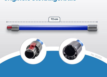 SQOON® - Zuigbuis geschikt voor Dyson V7, V8, V10, V11 en V15 blauw - Model 969109-01