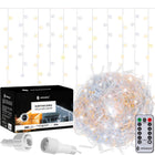 IJspegel Verlichting | 12 m + 2.5 m Snoer | 300 LED | Warm Wit | Koel Wit | Koppelbaar | Flits