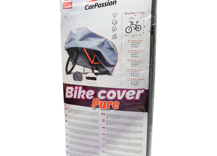 CarPassion Fietshoes - Beschermhoes - Waterdicht &amp; Vorstbestendig - Maat M - Grijs