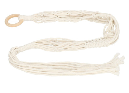 Plantenhanger - Plantenhanger Macrame - 90 cm - Wit