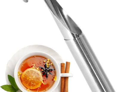Theezeef | Thee infuser | 15 cm | Zilver