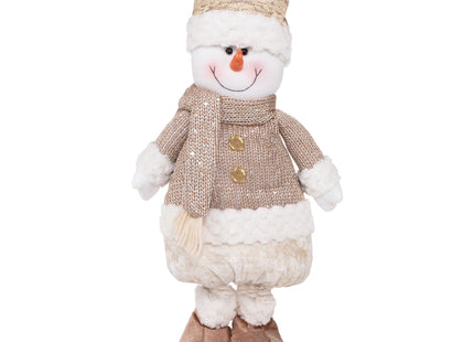 Kerst Sneeuwpop| 1 Stuk | Verstelbaar In Hoogte | 45 -74 cm