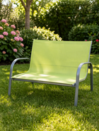 Kinderbank - Kinderspeelgoed - 43x70x58 Cm - Groen - Textiel
