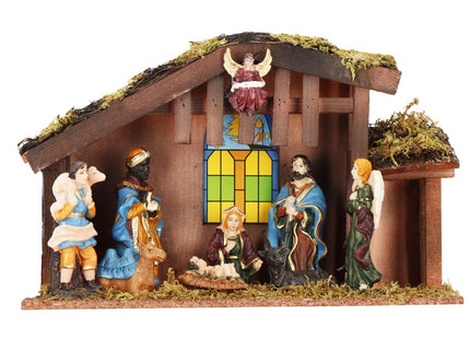 Kerststal | Kerstfiguren | 8-delig