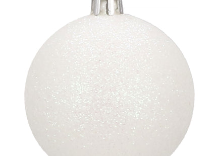 Kerstballen | 20 Stuks | 6 cm | Wit